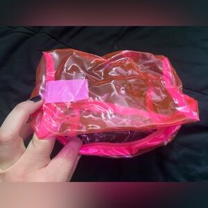 Transparent Pink Women's Bag